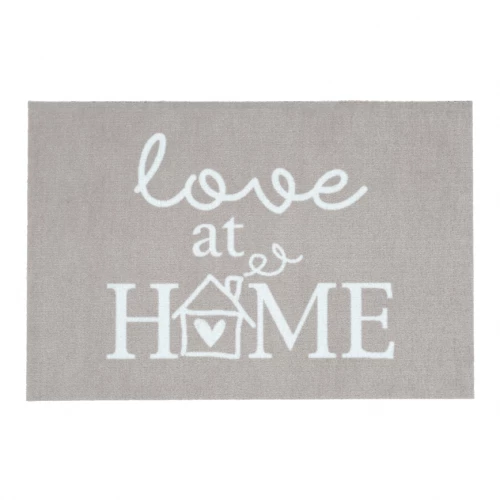 Giftcommpany - Fußmatte - Love at home 50 x 75cm beige weiß